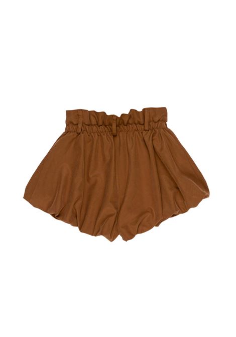 Shorts con tasche con zip Lù-Lù BY MISS GRANT | LL4560CIOCCOLATO